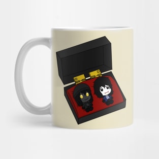 the puppeteer and bloody painter chibi figure Mug